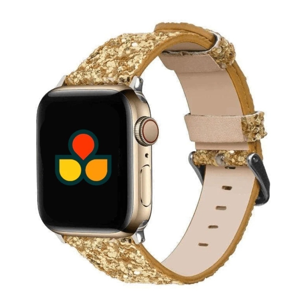 Apple Watch band gold glitter 38 MM nwt